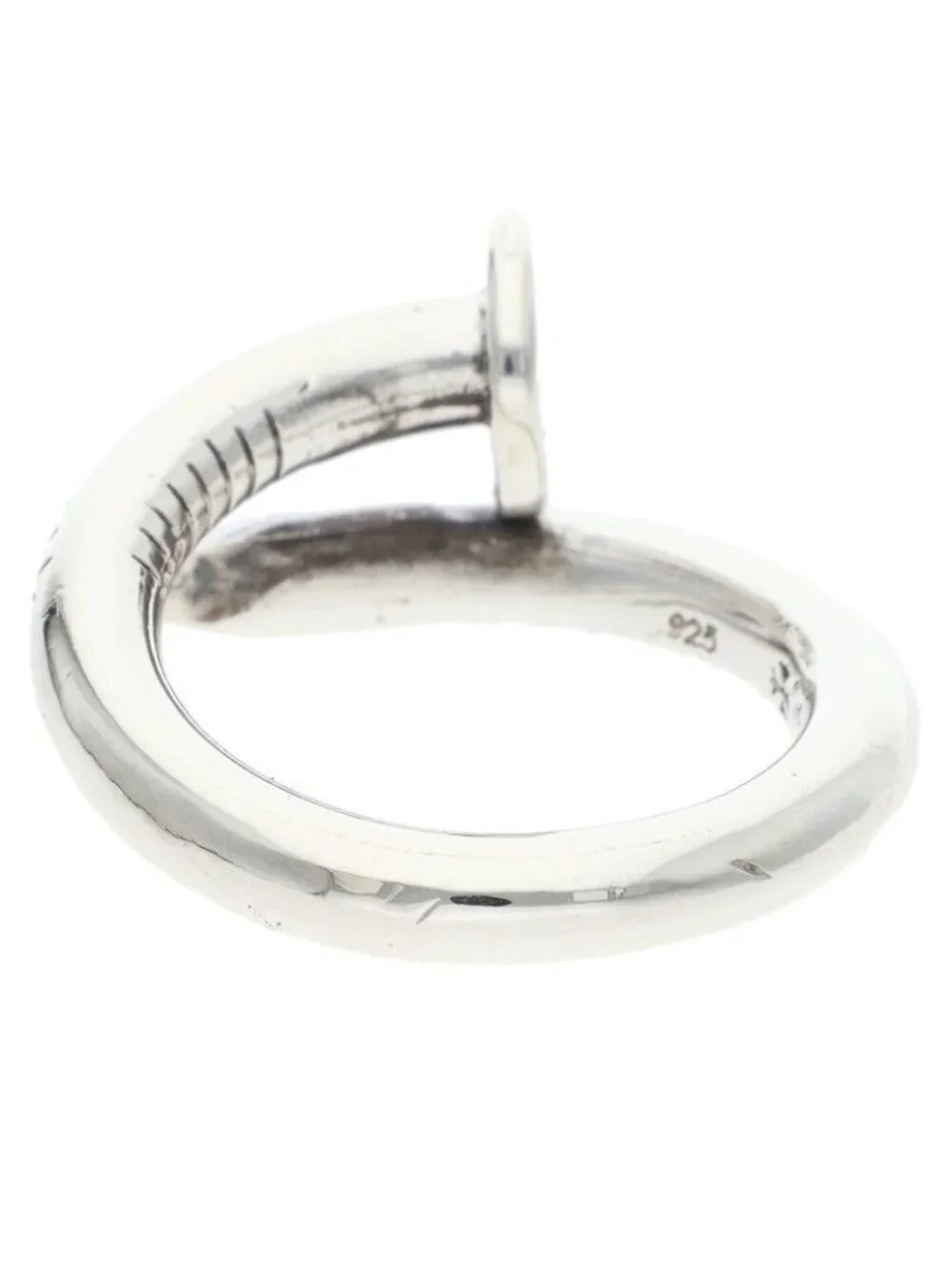 Chrome Hearts Nail Flat Silver Ring